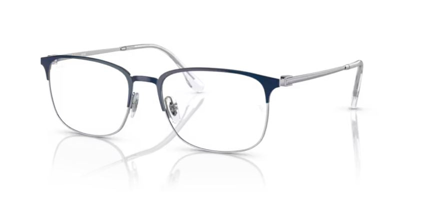 RAY-BAN RX6494 3155 - Blue on silver