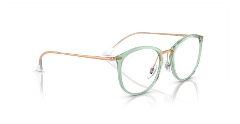 RAY-BAN RX7140 8337 - Transparent green