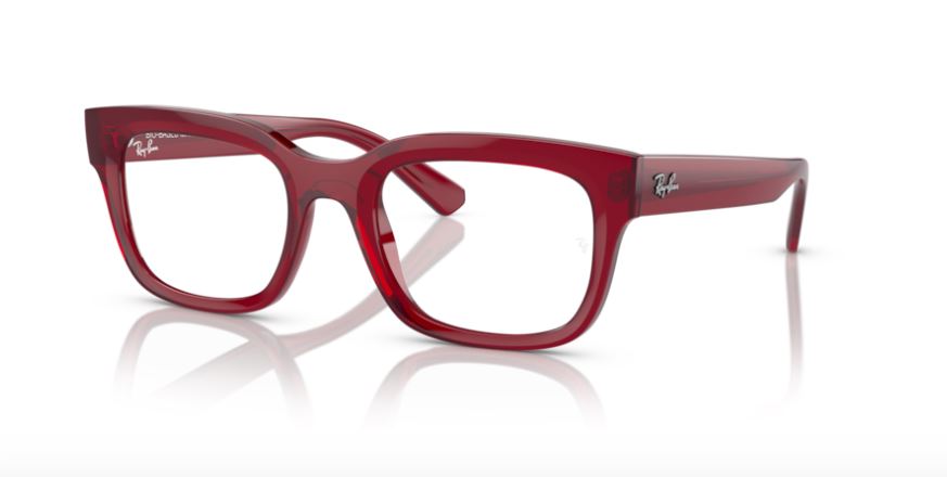 RAY-BAN RX7217 8265 - Transparent red