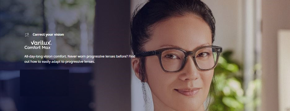 Essilor Crizal Varilux Comfort Max Series Progressive Lens